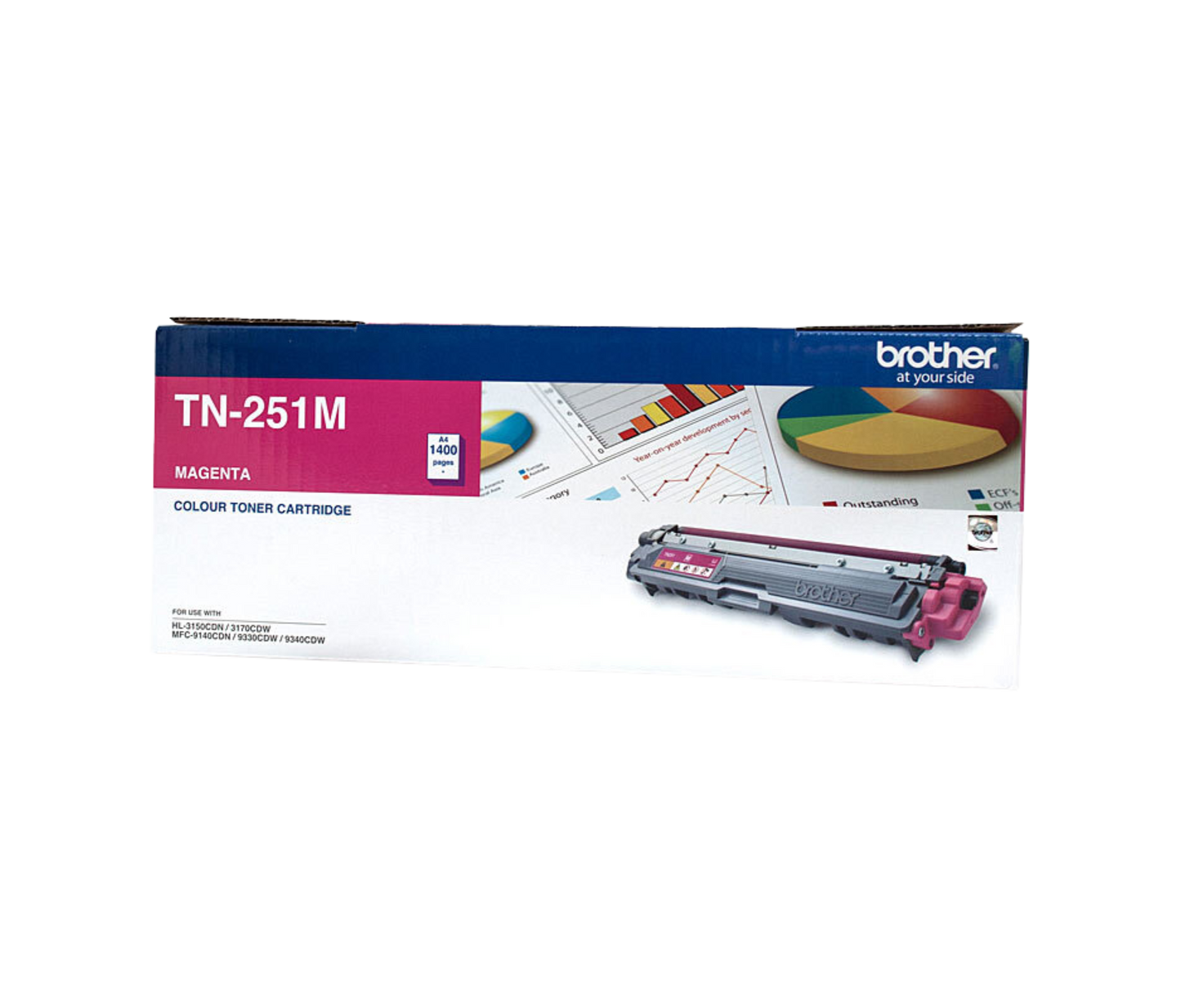 Brother TN-251 Magenta Toner Cartridge