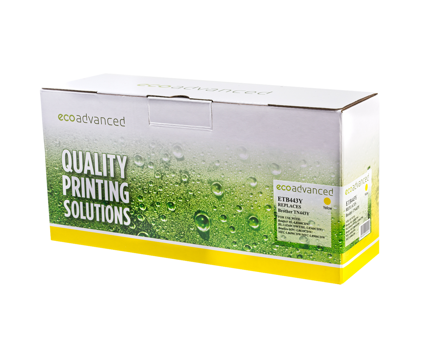 Comp. w/ TN-443 Yellow Toner