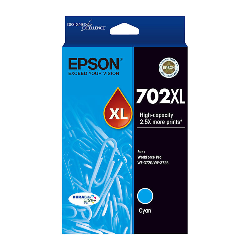 Epson 702XL Cyan Ink Cartridge