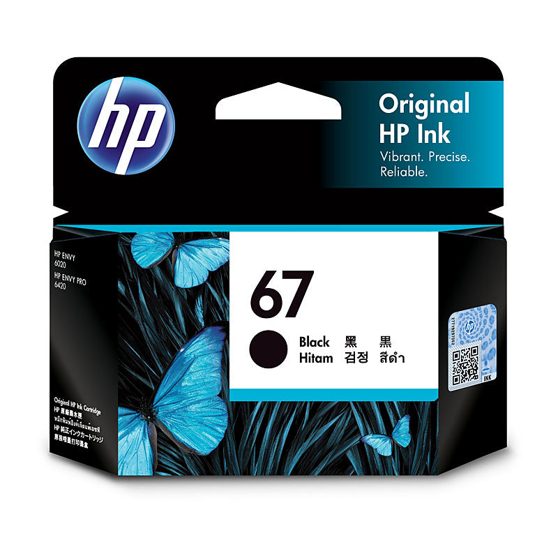 HP #67 Black Ink Cartridge