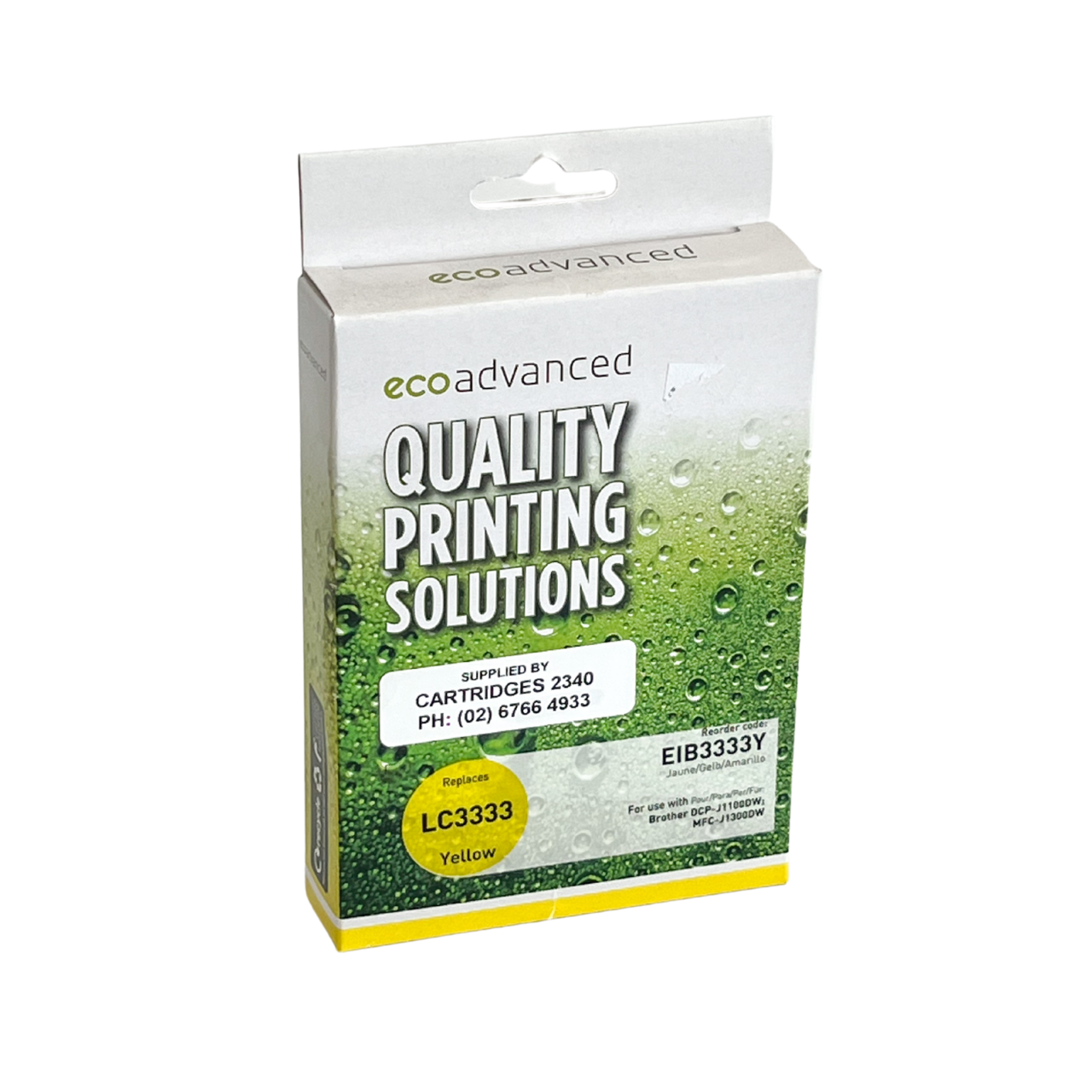 Eco Advanced Comp. W/ Brother LC-3333 Yellow