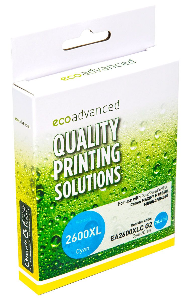 Eco Advanced Comp. w/ Canon PGI-2600XL Cyan