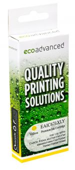Eco Advanced Comp. w/ Canon CLI-671XL Yellow