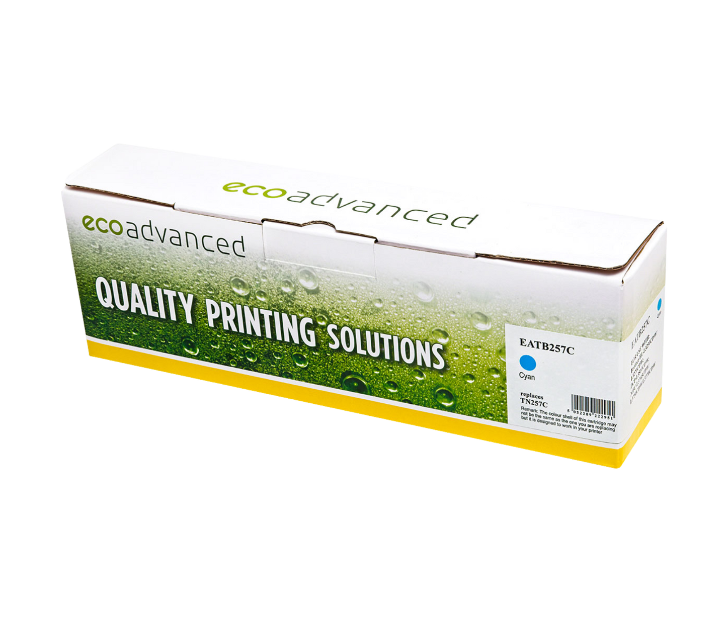 Comp. w/ TN-257 Cyan Toner