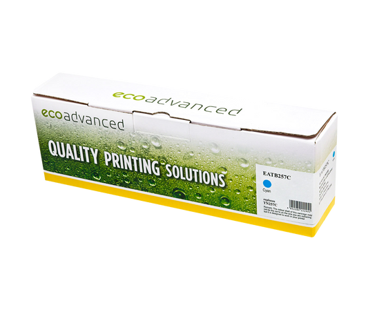 Comp. w/ TN-257 Cyan Toner