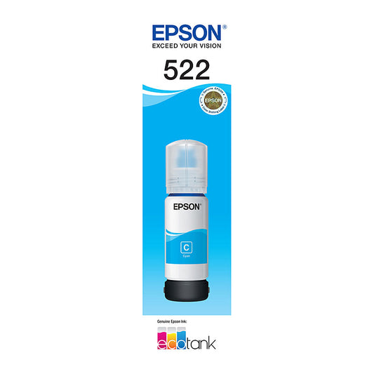 Epson T522 Cyan Ink Bottle