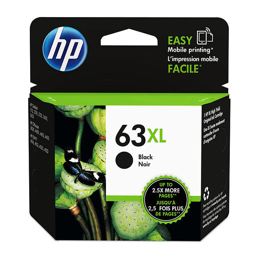 HP #63XL Black Ink Cartridge