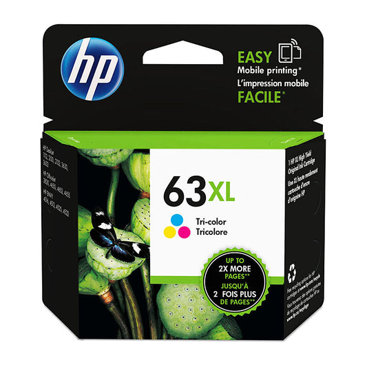 HP #63XL Tri Colour Ink Cartridge