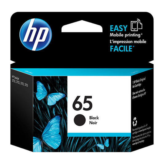 Hp #65 Black Ink Cartridge