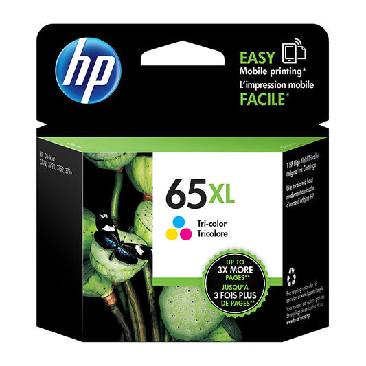 HP #65XL Tri Colour Ink Cartridge