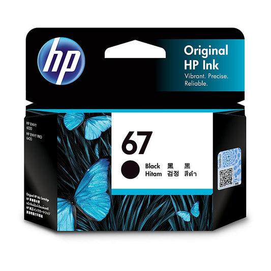 HP #67 Black Ink Cartridge
