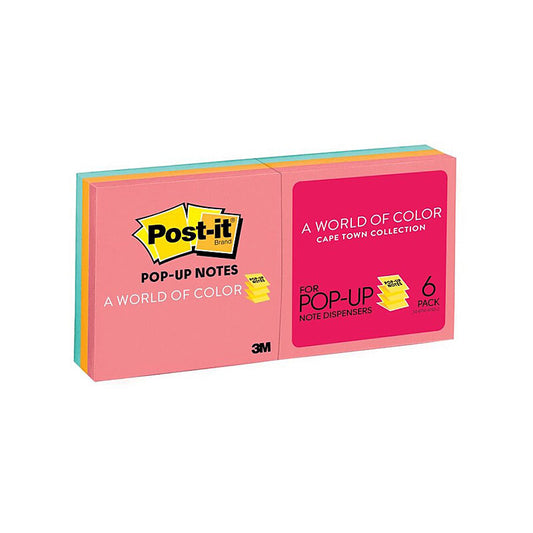 Post It - Pop Up Notes 6 Pack