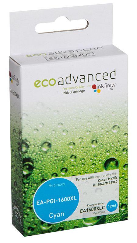 Eco Advanced Comp. w/ Canon PGI-1600XL Cyan