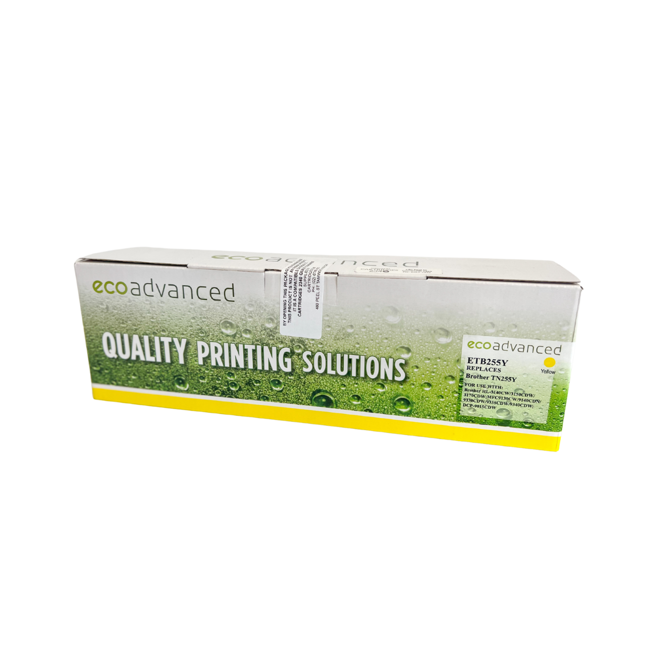 Comp. w/ TN-255 Yellow Toner